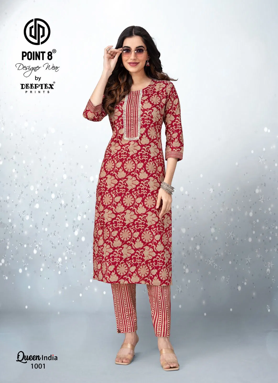Queen India Vol 10 By Deeptex Cotton Printed Kurti With Bottom Wholesale Online